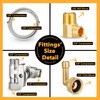 Dishwasher Hose Installation Kit - Includes Water Supply Line, 3/8"