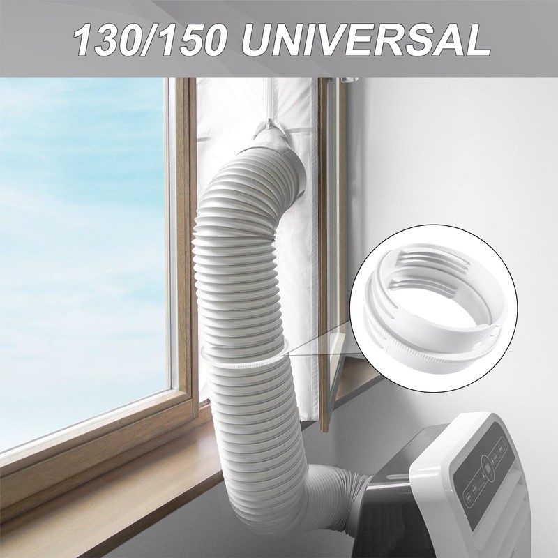 Joycabin Air Conditioning Exhaust Hose Adapter, 150 mm Outside/130 mm