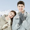 MA COWCF Winter Gloves for Women Men Thermal Knit Elastic