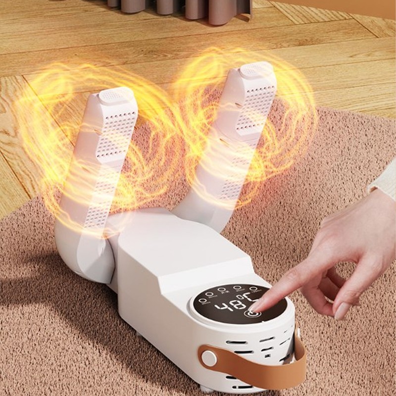 Electric Boot Warmer Machine with Timer Foldable Touch Control 360°