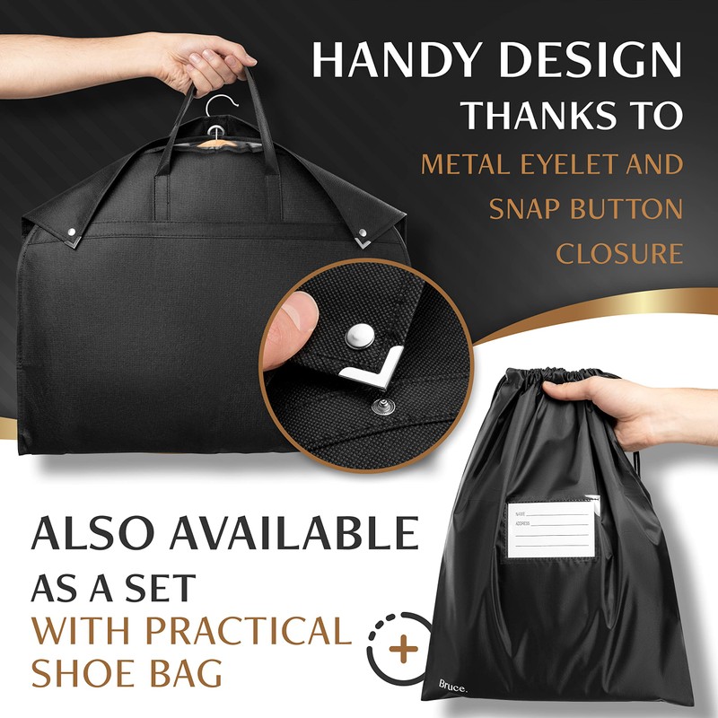 Bruce.® 3x Premium Garment Case - [152x60cm] - Dust Cover