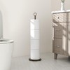 Toilet Roll Holder Stand (with Reserve Function), Free Standing Toilet