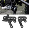 Motorcycle Foot Pegs Bracket Set Metal Construction Stable High Strength