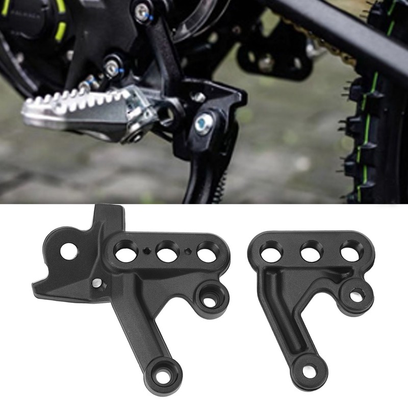 Motorcycle Foot Pegs Bracket Set Metal Construction Stable High Strength