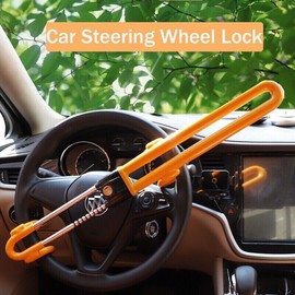 ⭐️⭐️⭐️⭐⭐️ Steering Wheel Lock The Club BEST DOUBLE BAR Anti Theft UNIVERSAL Car