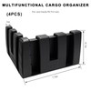 ZNDAW 4PCS Multipurpose Cargo Organizer Blocks, Plastic Car Trunk Storage
