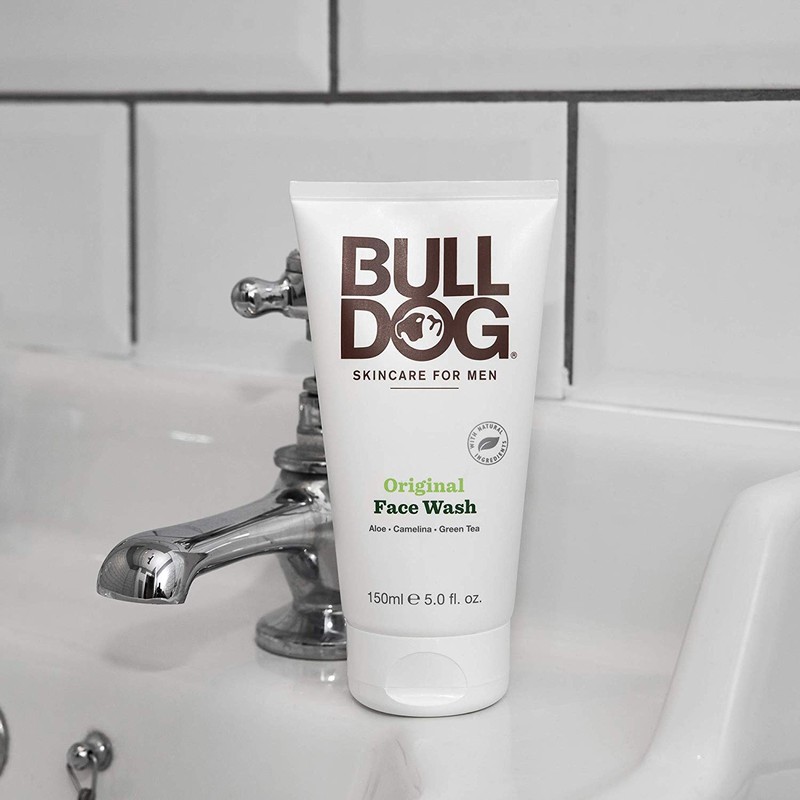 Bulldog Mens Skincare and Grooming Original Face Wash with Aloe,