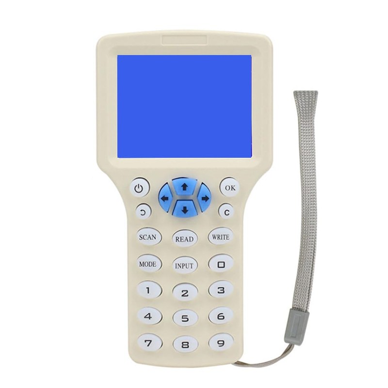 RFID Reader Writer Duplicator 125KHz 13.56MHz Encrypted Decoder Writable Key