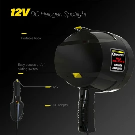 Brinkmann 800-2301-0 Max Million III with 12V DC Charger Halogen Bulb Spotlight