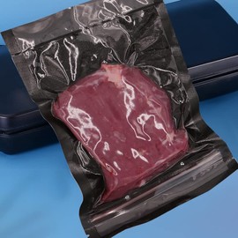 Black Vacuum Food Sealer Seal Bags Rolls Saver Storage Commercial 20/28cm*5m AU