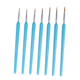 Tofficu 7pcs Detail Paint Brush for Fine Detailing and Miniature Painting Lightweight Easy to Clean for Artists of All Levels for Acrylics and Watercolors