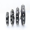 Small Spiked Dog Collar, Spiky Studded Stud Rivet Pu Leather