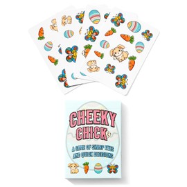 Cheeky Chick New 2025! Fast-Paced Easter Game of Sharp Eyes and Quick Decisions for Kids and Adults - Fun for The Whole Family - Easter Basket Stuffers - Easter Gifts - Card Games