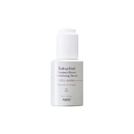 PURITO Suero revitalizante Bakuchiol Timeless Bloom, 30 ml/1,01 fl. oz. Vegano y libre de crueldad animal