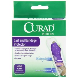 CUARD 깁스 및 붕대 보호대 팔 방수 2 카운트 CUARD Cast and Splint Protector Arm Waterproof 2 Count