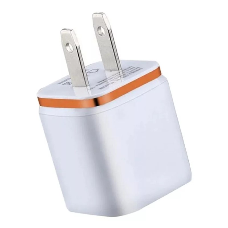 Maíz Adaptador Cubo Cargador 2.1a Pared 2 Puertos 5 Pz