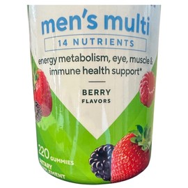 Generic VITA Men's Multi 14 Nutrients Multivitamin Gummies, Energy, Muscle, Immune. (220 ct.)