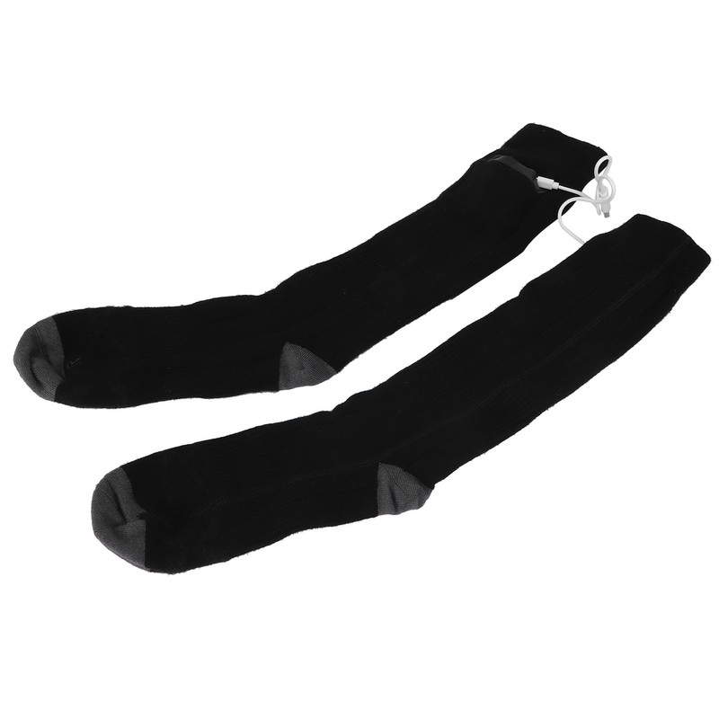 Washable Electric DoubleSided Heated Socks USB Charging with Temperature Control