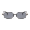 ZIMUSUN Retro Rectangle Sunglasses for Women Men 90s Small Square
