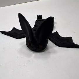 3D Printed Black Articulating Glider Bat