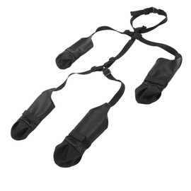 Xiuganpo Hunde-Hosenträgerstiefel, Hundepfoten-Stiefel-Leggings Verstellbare wasserdichte Hundestiefel Niedliche Hundepfotenschutz-Leggings, rutschfest für Kleine Mittelgroße Hunde (S)