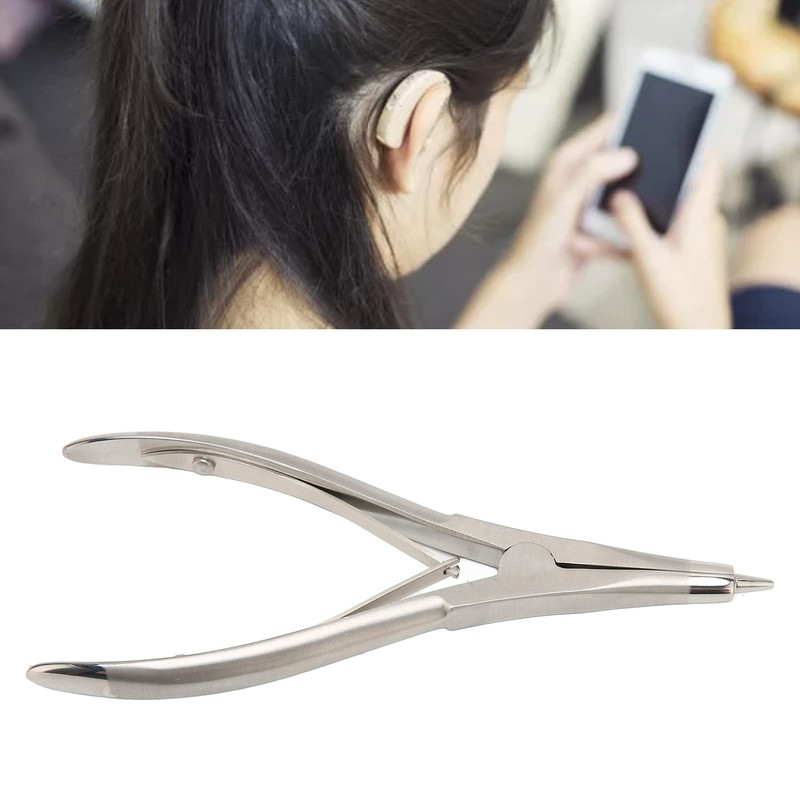Stainless Steel Hose Expander Tool for Hearing Aid Dispenser, Ear