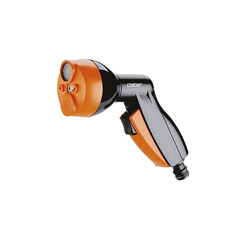 Claber 9083 Gun Multifunktional Elegant, schwarz/orange/grau