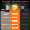 White Rock Lights,LEDMIRCY R6 LED Pure White Rock Lights 12PCS