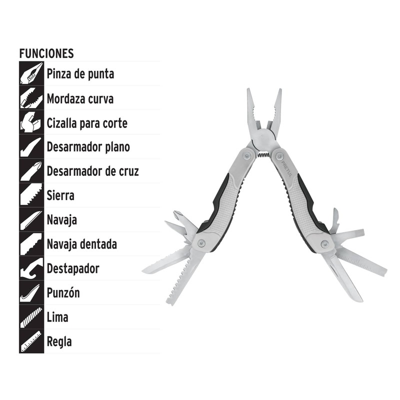 Pretul NAMU-12P, Multiherramienta 12 Funciones