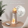 Growalleter Moonlight Projection Lamp, Lighthouses Night Light, Remote Control Lighthouse