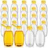 24 Pcs Clear Plastic Honey Bottles Plastic Skep Style Jar