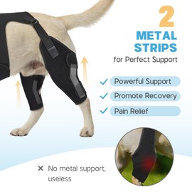 Marnonsis Dog Knee Braces for Back Leg,Support for Large Dogs,XL