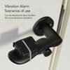 2pcs Door Handle Alarm Anti Theft Vibration Triggered Portable Door