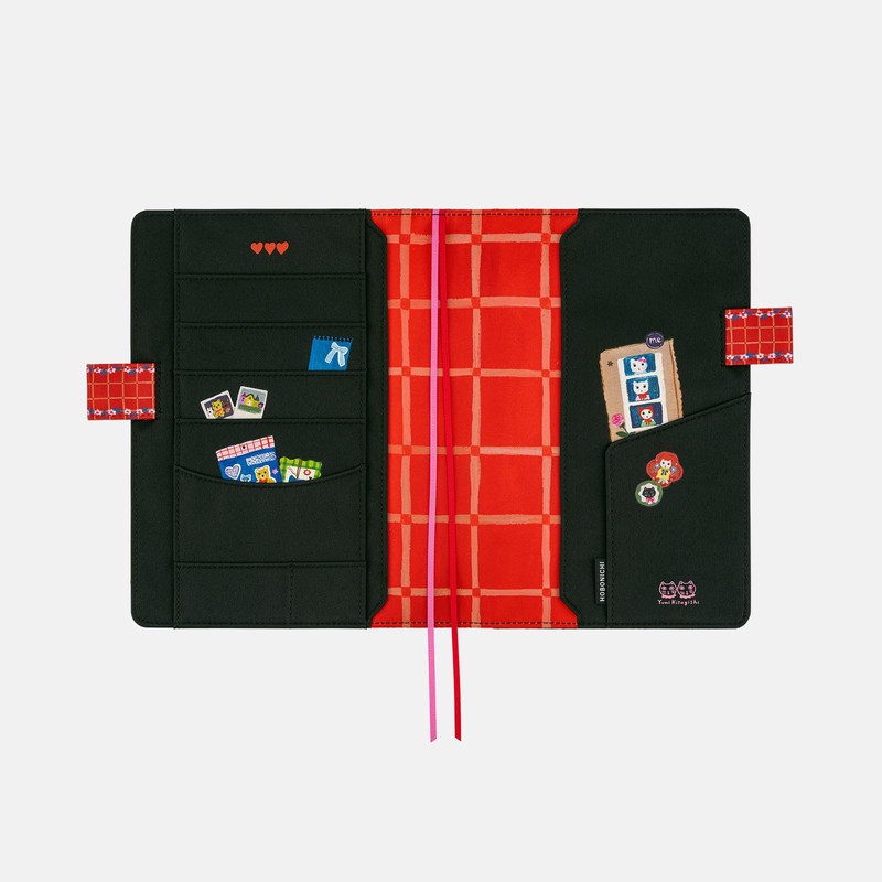 ほぼ日手帳 カズン(A5)手帳カバー 北岸由美/しろねこのまいにち