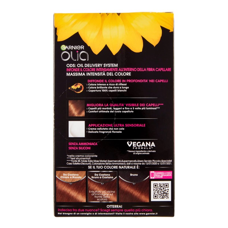 Garnier Olia Ammonia Free Hair Dye - Covers White Hair