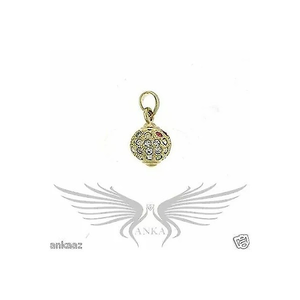 Anka Brilliant Top Grade Crystals Gold Plated Gp Beautiful Pendant