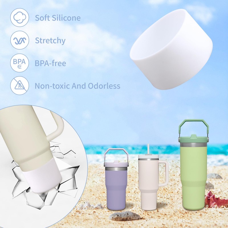 PEAKTOP 14PCS Strohhalm Abdeckung Für Cup, Silikon Strohhalm Abdeckung Cup