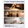 EZVALO Under Cabinet Lighting with Charging Station, 6 × 2000mAh