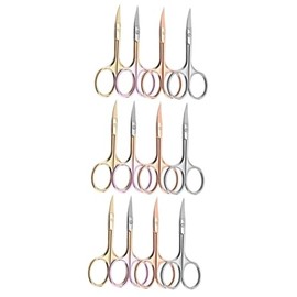 Balacoo Sets Beard Trimming Scissors for Men Mustache Trimmer Scissors Stainless Steel Barber Shop Pcs Random