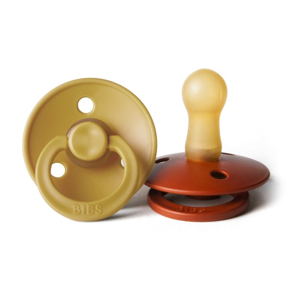 BIBS Baby Pacifiers | BPA-Free Natural Rubber Pacifier | Made