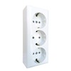 Surface-Mounted Socket Strip Surface-Mounted Socket Multi-Axis Socket Without Cable (3-Way)