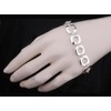 Designer Inspirations Boutique Square Cushion Link Bracelet with Toggle/T-Bar Clasp