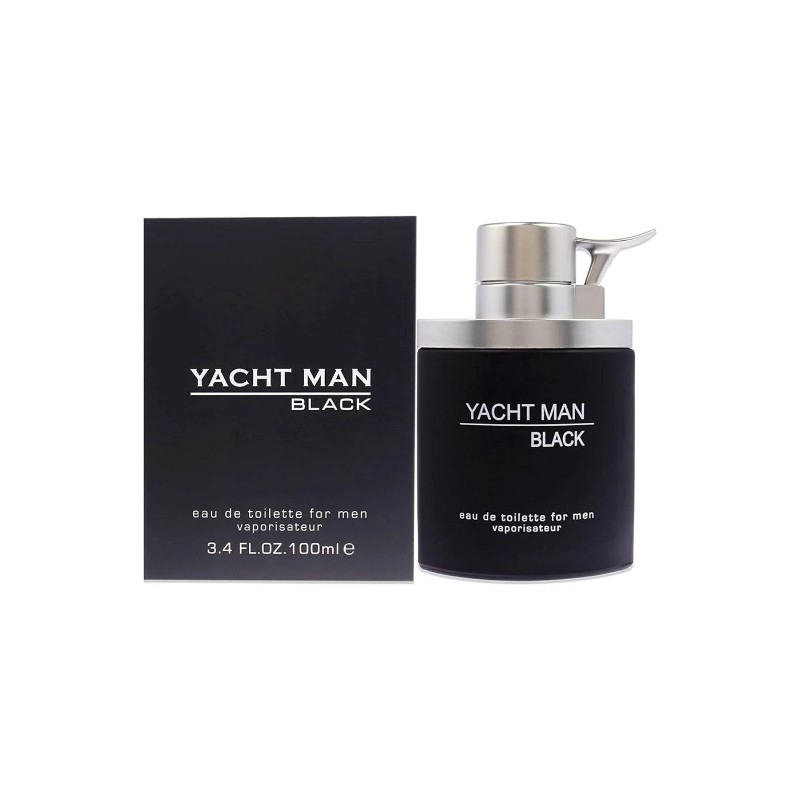Myrurgia Yacht Man Black EDT 3.4 oz/ 100 ml Men's