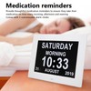 10 Inch Digital Calendar Clock 8 Languages Auto Dimming Electronic