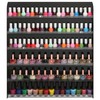 MyGift (102 Bottles) Black Acrylic 6 Shelf Wall Mounted Salon