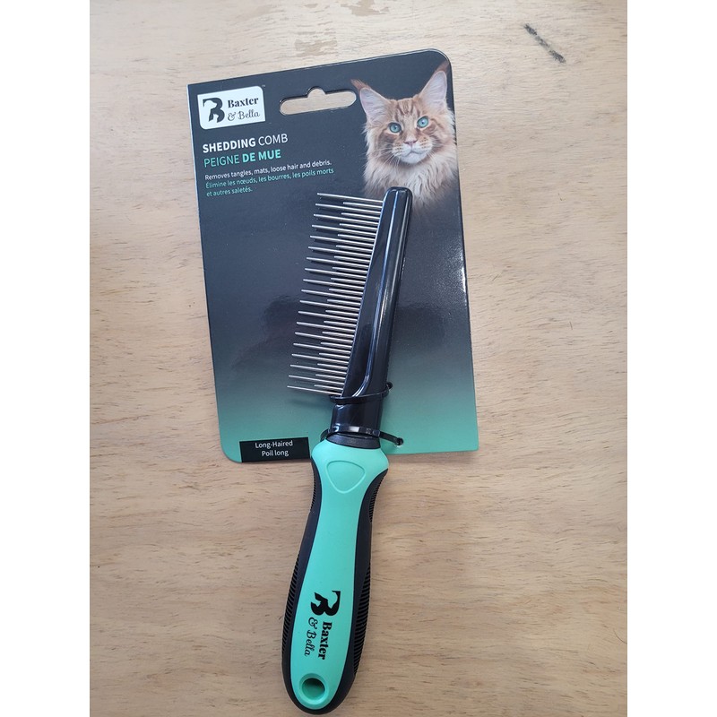 Baxter & Bella Shedding comb for cats and dogos!