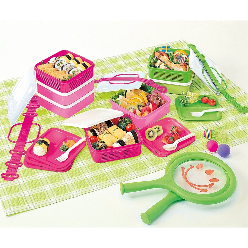 Sako Plastic Rio Pack Bento Lunch Box, Family Size