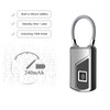 Smart Fingerprint Recogonizer Padlock Semiconductor Fingerprint Induction Lock