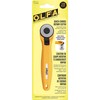 OLFA Rotary Fabric Cutter 28MM with 5 Blade Refill For