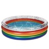 Poolcandy Inflatable Sunning Pools for up to 3 Adults (Rainbow